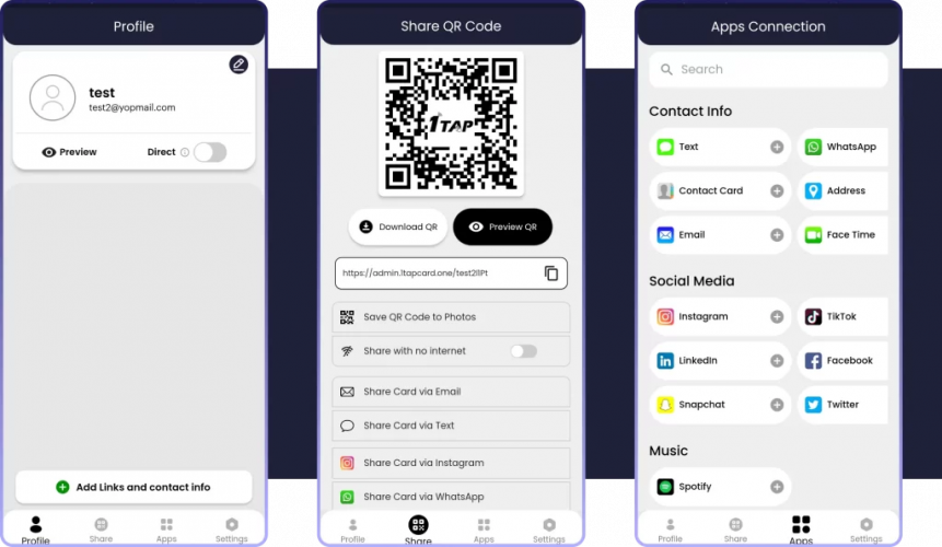 1 Tap Card One screenshot 1