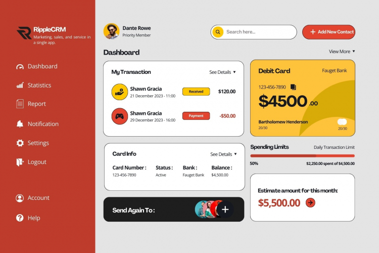 Custom CRM Solution screenshot 1