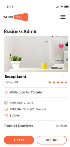 Workholler screenshot 1