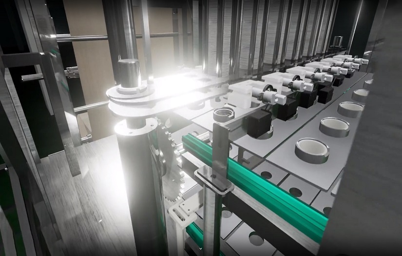 Machinery simulation for trade show screenshot 1