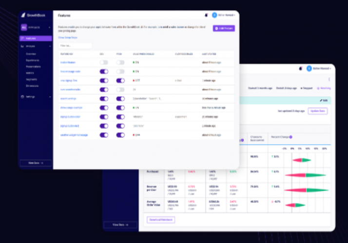 GrowthBook screenshot 1