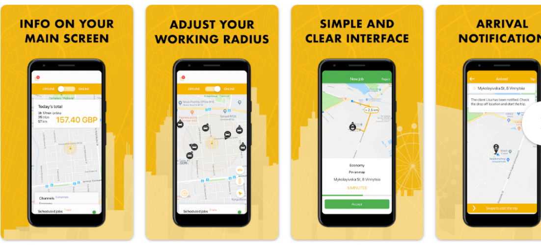 Ride Hailing Application  screenshot 1
