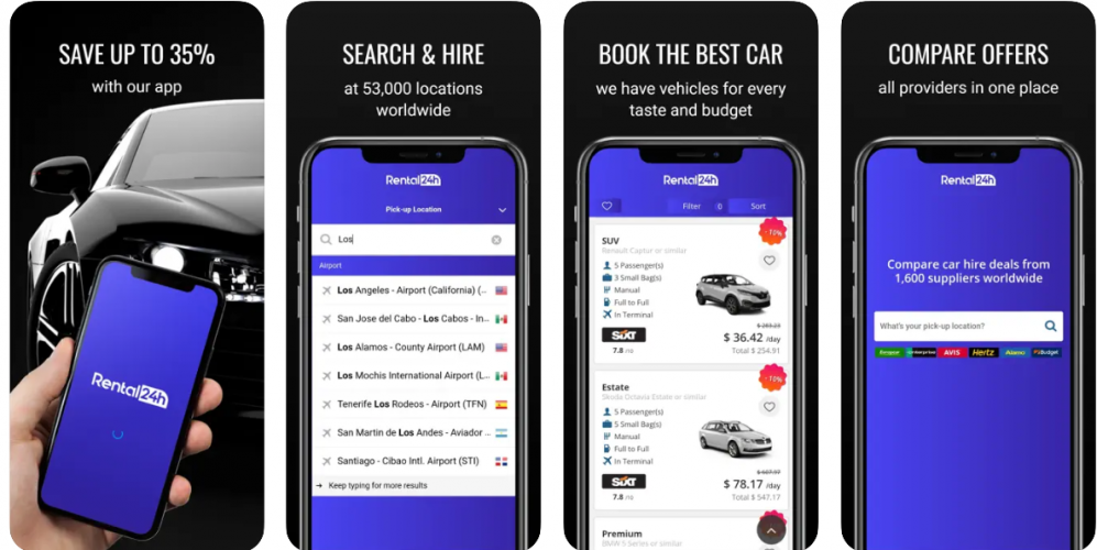 Car Hire App screenshot 1