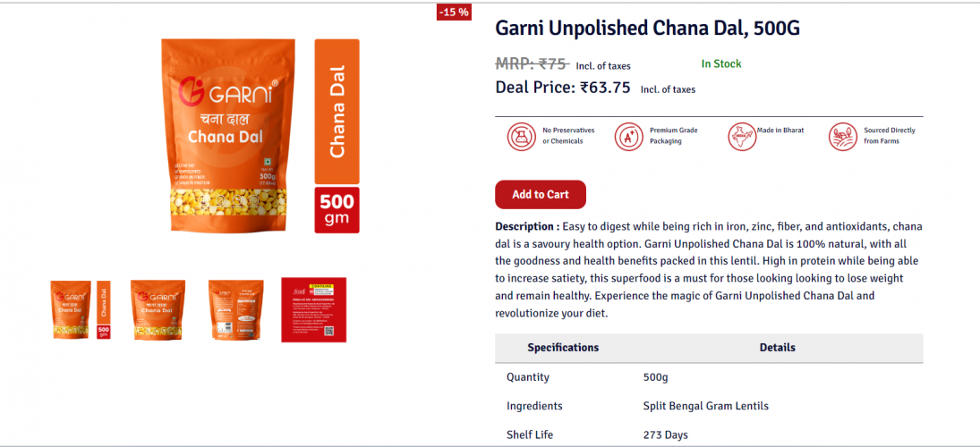 Garni Foods screenshot 3