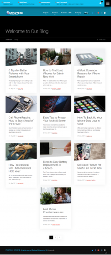 ZYVATECH™ Device Repair and Service Center Website Development screenshot 5