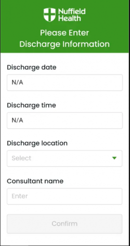 Patient Discharge Management System screenshot 3