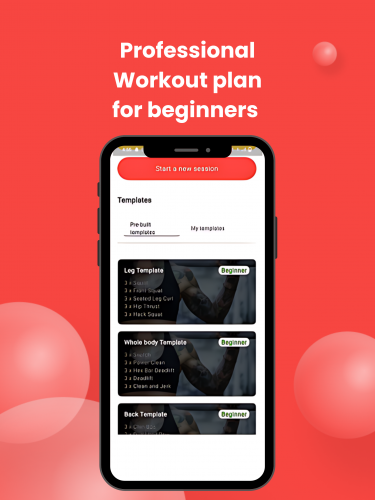 Gymmate App screenshot 1