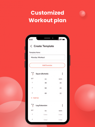 Gymmate App screenshot 2