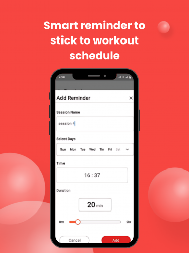 Gymmate App screenshot 3