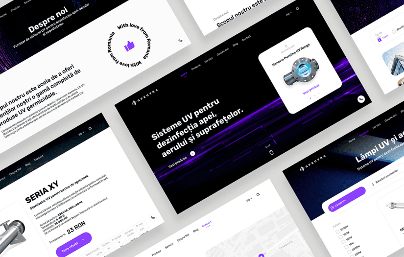 SPECTRA - Branding and Web Design screenshot 1