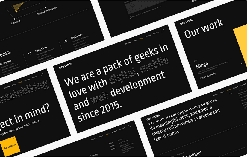 Neo Vision - Branding and Website Design screenshot 1