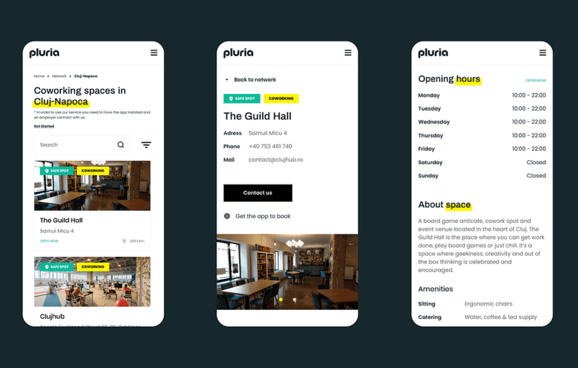Pluria - Branding and Website screenshot 2