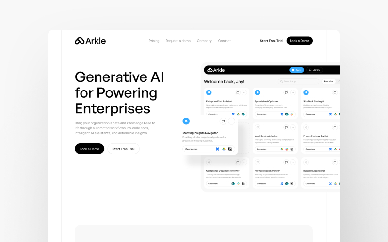 Arkle AI | Web Development | React.js/Next.js screenshot 5