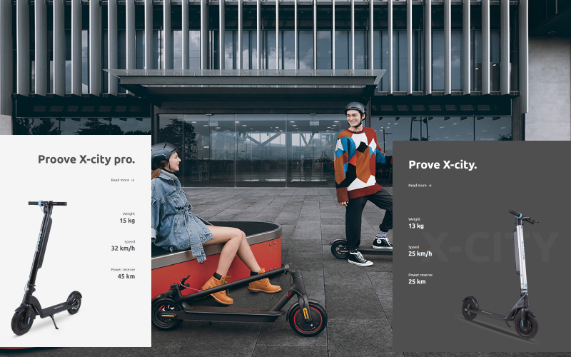 Proove Bike | E-commerce | Electronic industry screenshot 2