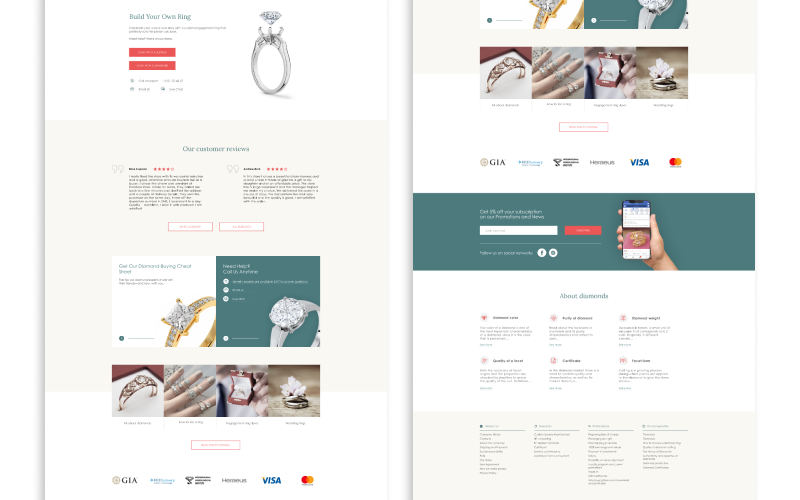 eCommerce for Jewelry Industry Full-Cycle development screenshot 5