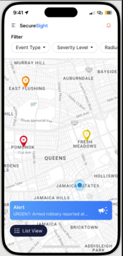 Crime/Incident Reporting Platform screenshot 2