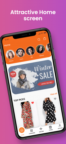 eCommerce cloths shopping app screenshot 4