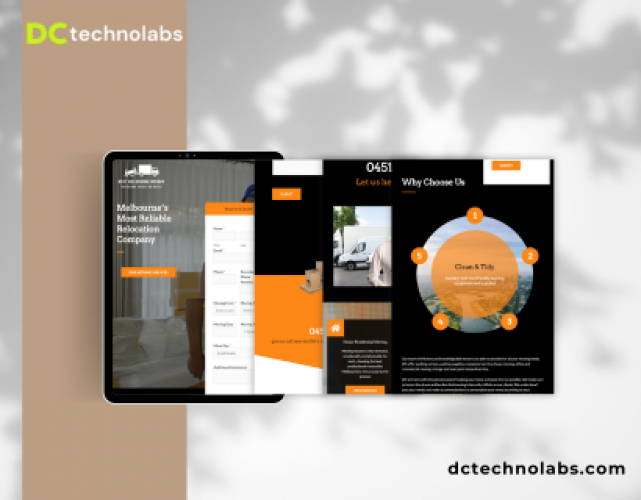 Web Design and Application for Best Melbourne Movers screenshot 3