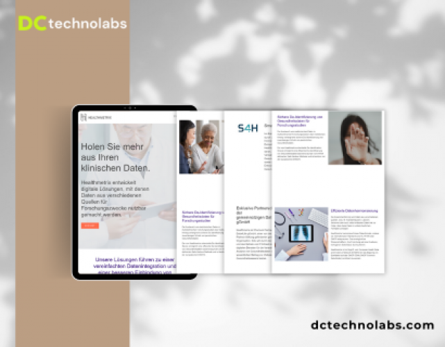 Web Development and Custom App for HealthMatrix screenshot 2