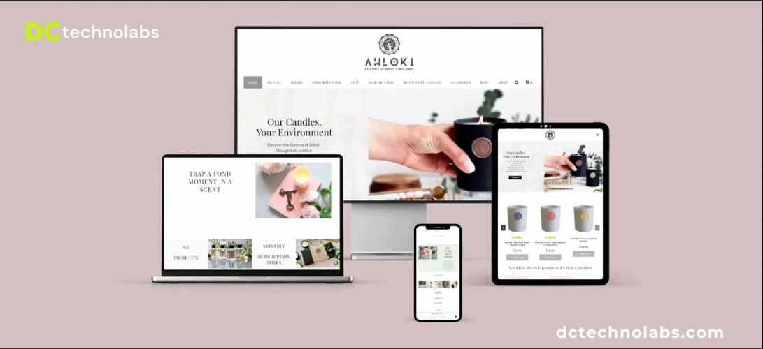 E-Commerce Website for AHLOKI screenshot 1