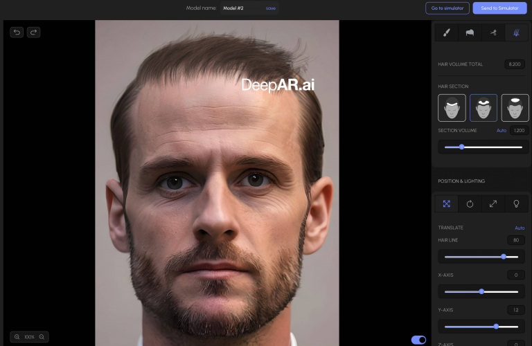 Hair Transplant Simulations screenshot 2