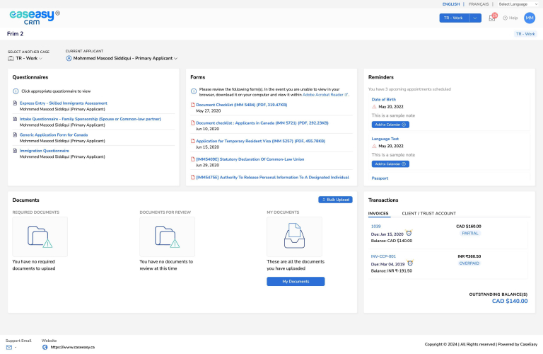 Case Management Portal screenshot 3