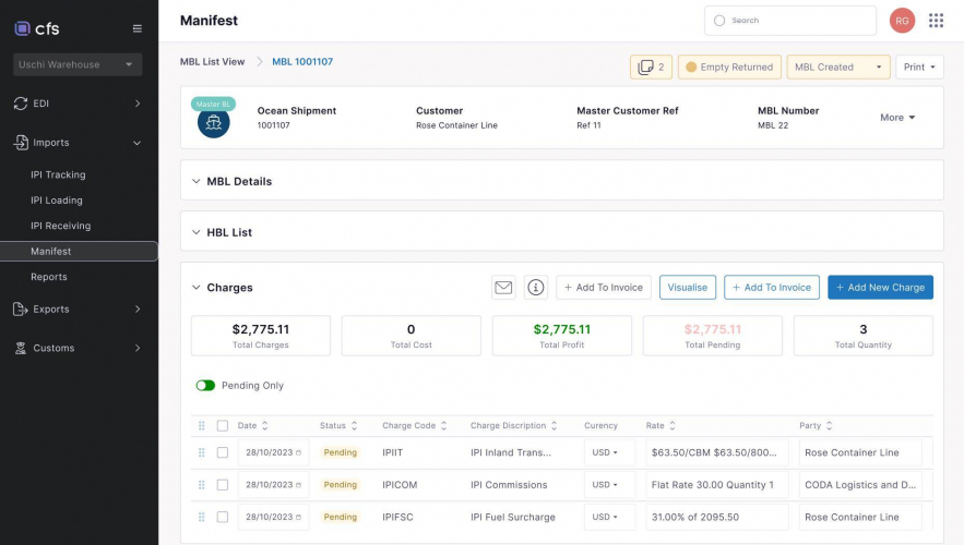 Streamlining International Shipment Management screenshot 5