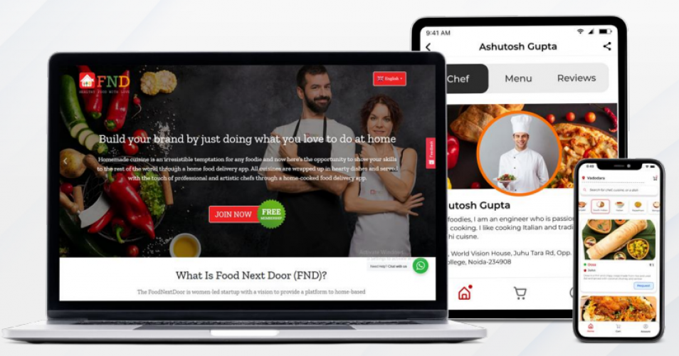 Food Ordering Application screenshot 1