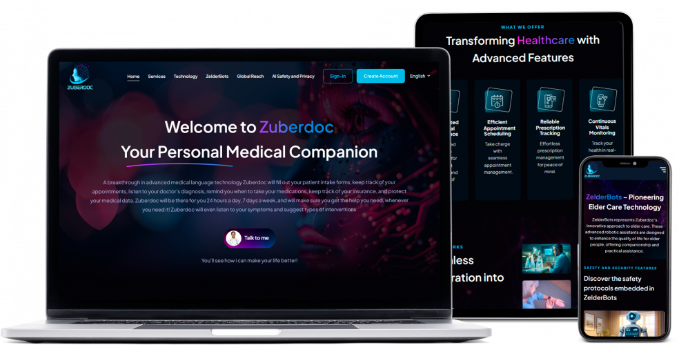 AI-Driven Healthcare Platform - Zuberdoc screenshot 1