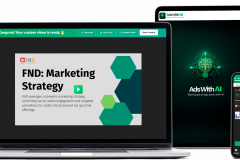 AI-Powered Web App for Ad Video Creation