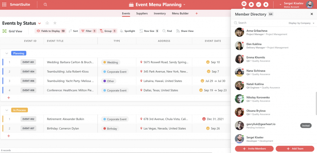 SmartSuite screenshot 3