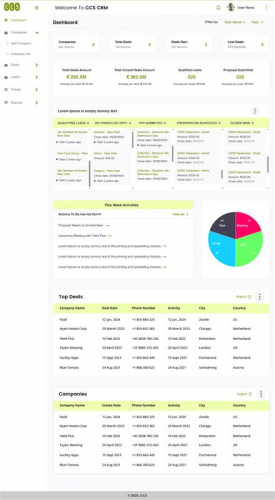 CCS CRM screenshot 1