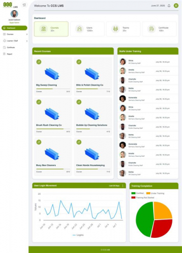 CCS LMS screenshot 1