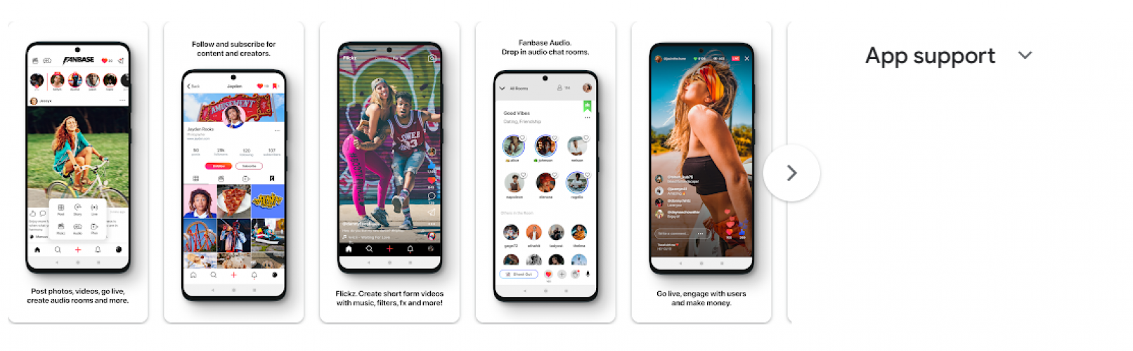 FANBASE screenshot 1