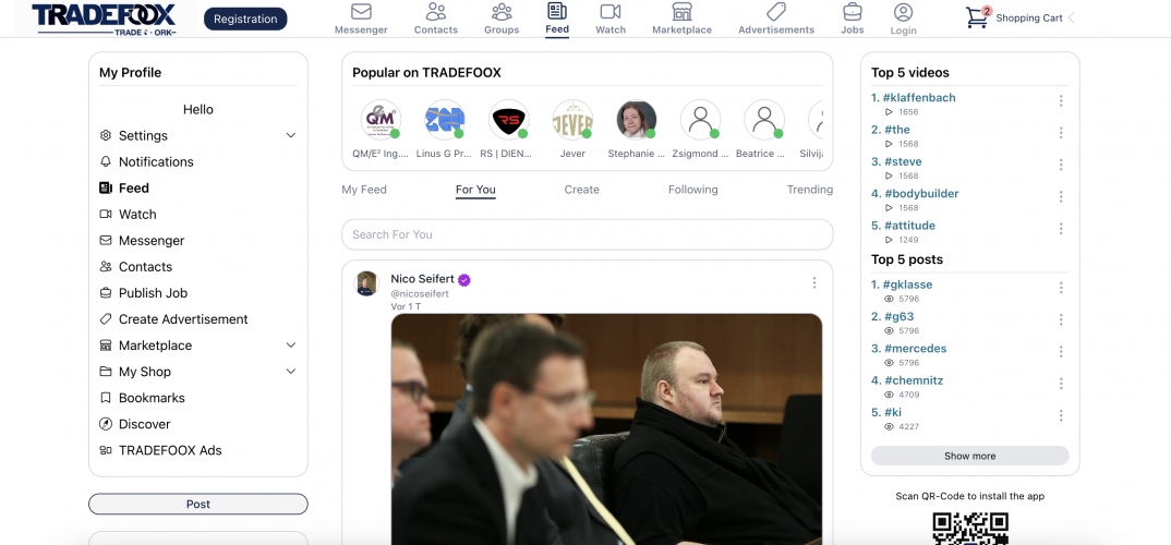 Tradefoox screenshot 1