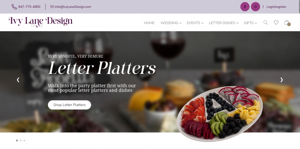 E-Commerce Website Redesign for Ivy Lane Design screenshot 3