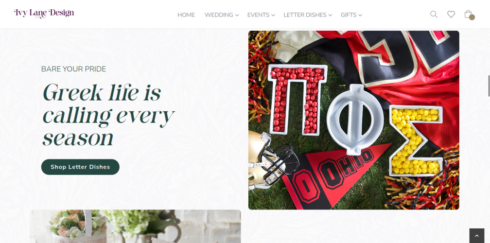 E-Commerce Website Redesign for Ivy Lane Design screenshot 1