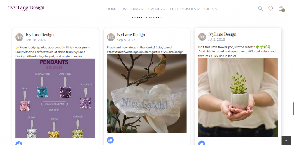 E-Commerce Website Redesign for Ivy Lane Design screenshot 4