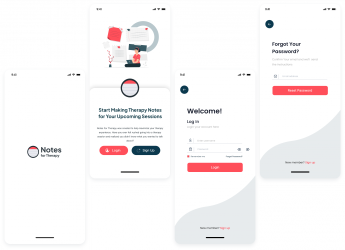 Maximize the benefits of therapy sessions — Notes for Therapy screenshot 1