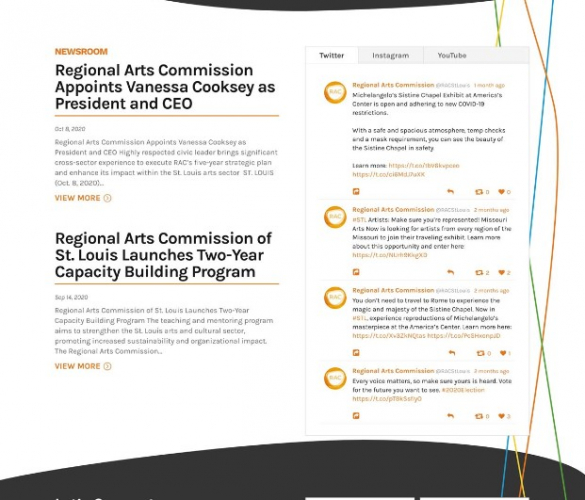 Regional Arts Commission screenshot 2