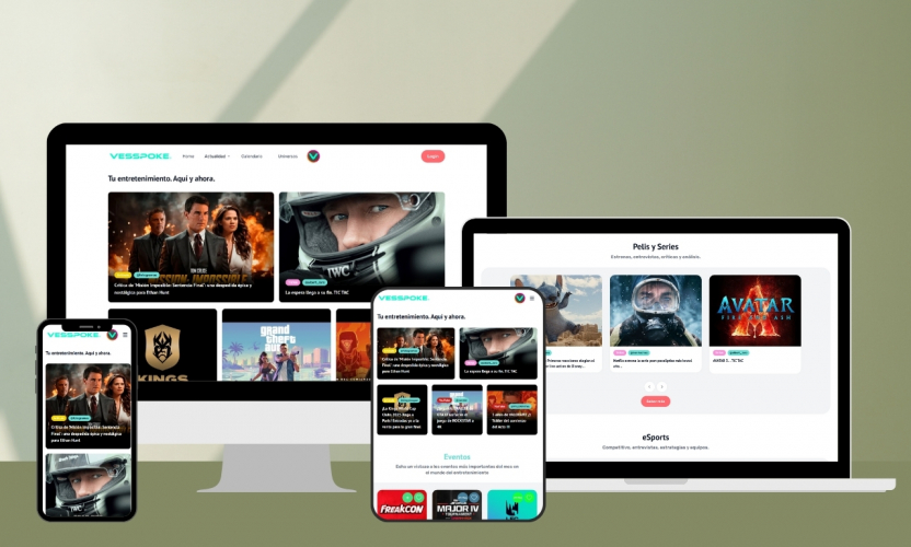 Vesspoke - Custom Website screenshot 2