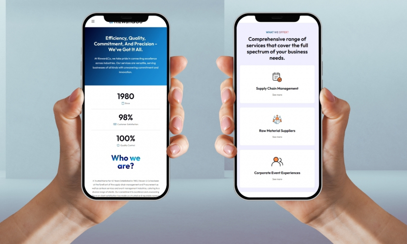 Rizwan&Co - Custom Website screenshot 3