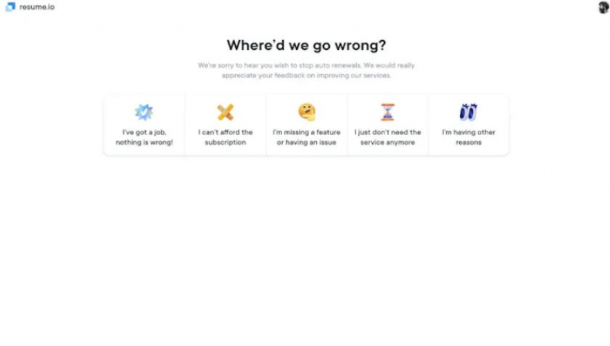 Resume.io screenshot 1