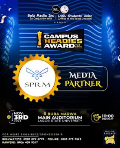 Campus Headies Award 3.0 x LASUSU Meritorious Award screenshot 1