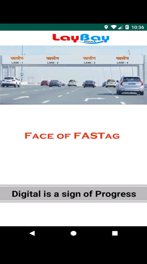 Fastag app Development company LayBay App screenshot 1