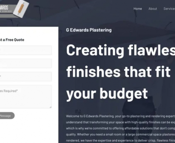 G Edwards Plastering screenshot 1