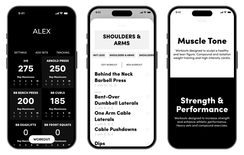 Weightlifting App screenshot 2