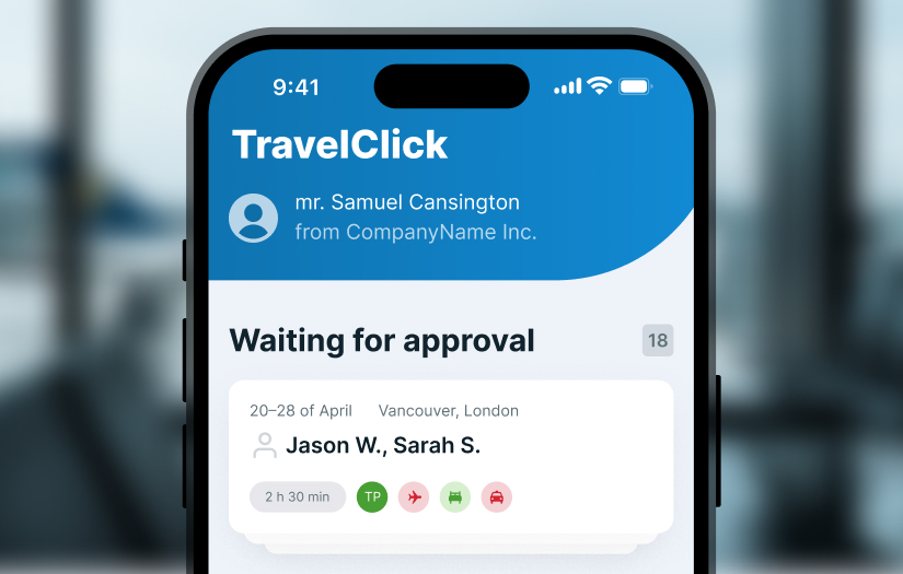 Travel-Click: Employee Business Trip Control Tool screenshot 2