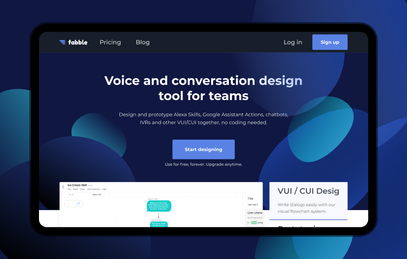 Fabble: Voice Tool Design Assistant screenshot 2