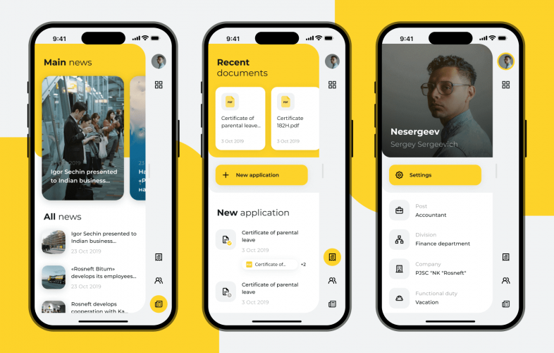 An app with video tutorials for employees screenshot 1